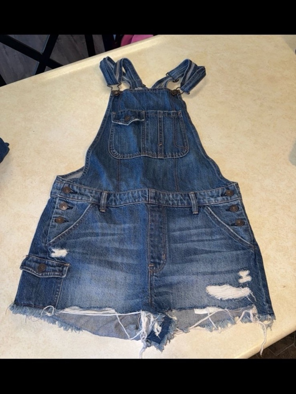 American Eagle Short Overalls